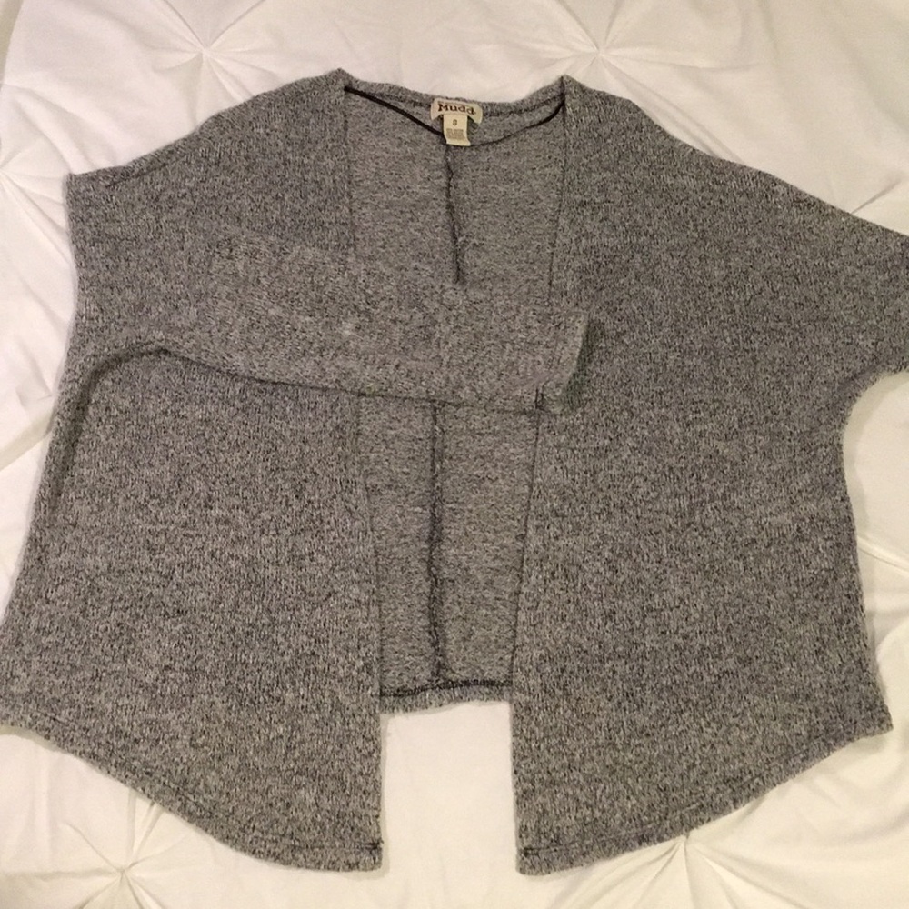 Mudd Gray Full Sleeve Length Cardigan Size SMALL